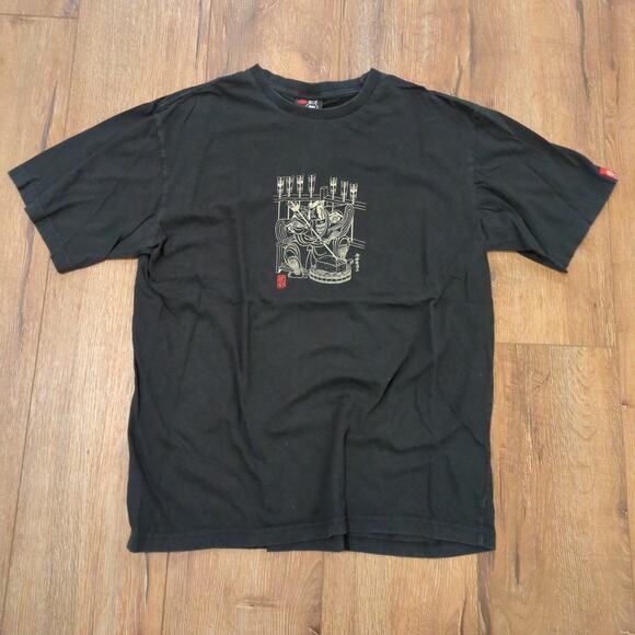 VTG Japan Ronin Adult Large Shirt Samurai Emperor Skater Punk Japanese Asia - Picture 1 of 8
